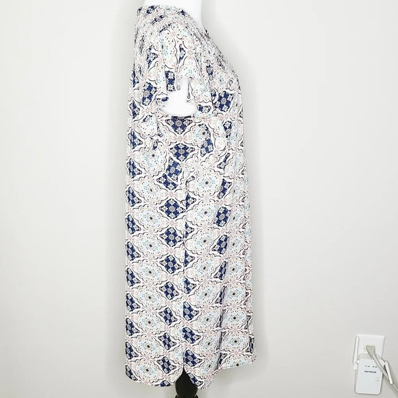 DR2 Daniel Rainn Boho Medallion Print Dress M - Picture 3 of 6